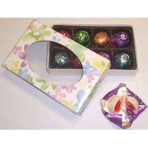   Daisy Box with Pastel Color Foils  Grocery & Gourmet Food