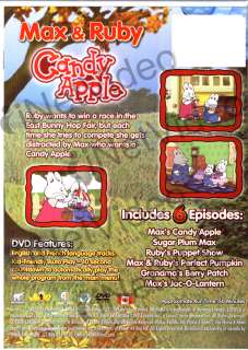 MAX AND RUBY   CANDY APPLE *NEW DVD*****  