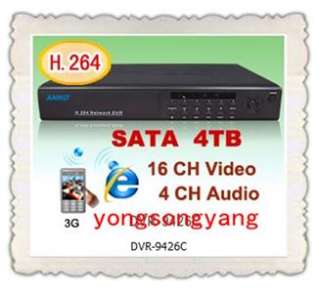 8CH Security CCTV Standalone DVR System D1 H.264 480FPS