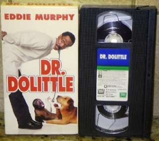 Dr Dolittle EDDIE MURPHY Movie VHS FRE U.S. SHIPPING 086162276231 