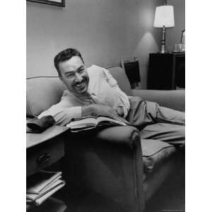  Politician Adam Clayton Powell Sitting in a Suite of 