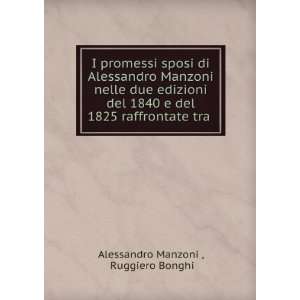 promessi sposi di Alessandro Manzoni nelle due edizioni del 1840 e 