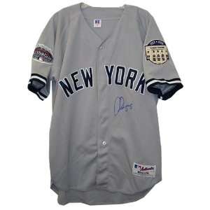  Autographed Alex Rodriguez Grey Jersey with Patches. MLB 