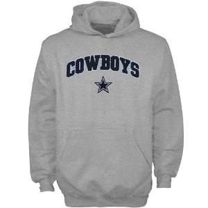  Reebok Dallas Cowboys Ash Youth Diamond Hoody Sweatshirt 