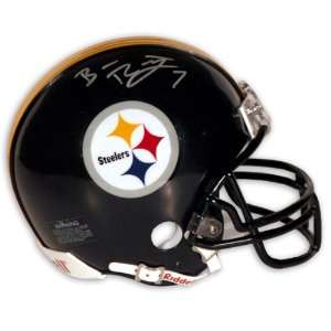  Signed Ben Roethlisberger Mini Helmet   Steelers Sports 