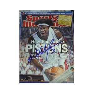 Ben Wallace Autographed Magazine 