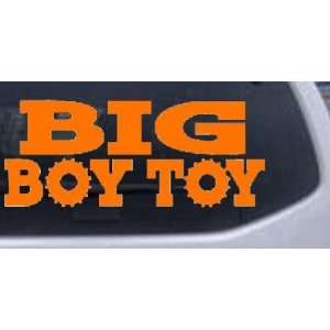 Big Boy Toy Off Road Car Window Wall Laptop Decal Sticker    Orange 