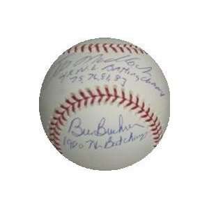 Bill Madlock & Bill Buckner Autographed/Hand Signed Baseball inscribed 