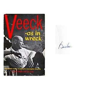  Bill Veeck Autographed Veeck   as in Wreck Book (PSA/DNA 