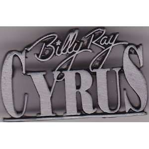  Billy Ray Cyrus Original Rare Vintage Pewter Music Pin 