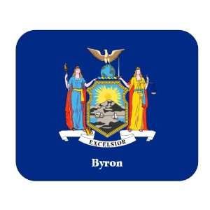  US State Flag   Byron, New York (NY) Mouse Pad Everything 