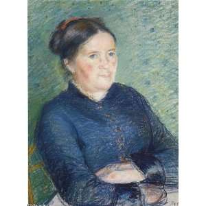   Camille Pissarro   24 x 32 inches   Portrait of Madame Pissarro Home