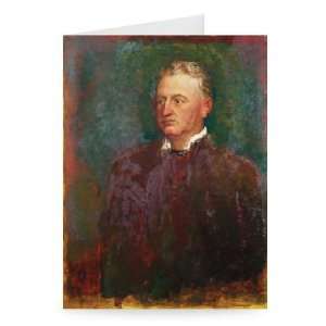 Portrait of Cecil John Rhodes (1853 1902)   Greeting Card (Pack of 2 