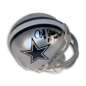 Cliff Harris Autographed/Hand Signed Dallas Cowboys Mini Helmet with 