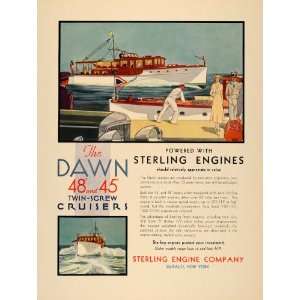   Engines Dawn Donald Douglas Ship   Original Print Ad