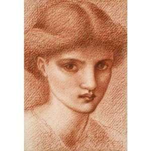  Study of a Girls Head Sir Edward Burne Jones. 19.00 
