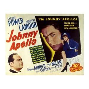  Johnny Apollo, Edward Arnold, Tyrone Power, Dorothy Lamour 