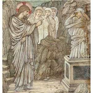  The Raising of Lazarus by Sir Edward Burne Jones. Size 20 