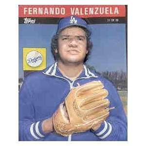  1985 Topps 3 D #21 Fernando Valenzuela