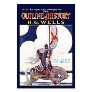  Outline of History by H.G. Wells, No. 15 Crusader, Turk 