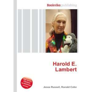  Harold E. Lambert Ronald Cohn Jesse Russell Books