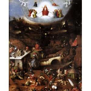 FRAMED oil paintings   Hieronymus Bosch   24 x 30 inches   Triptych of 