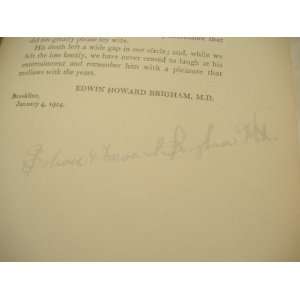 Leatherbee, Mrs. Albert T.  Editor/Edwin Howard Brigham Introduction 