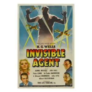 The Invisible Agent, Ilona Massey, Jon Hall, 1942 Premium Poster Print 