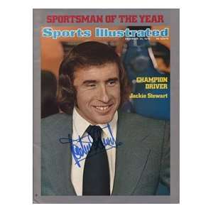  Jackie Stewart Autographed Sports Illustrated 1973 Sports 