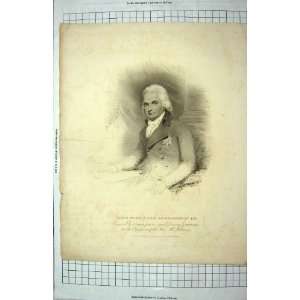  1814 PORTRAIT JAMES HARRIS EARL MALMESBURY PICART