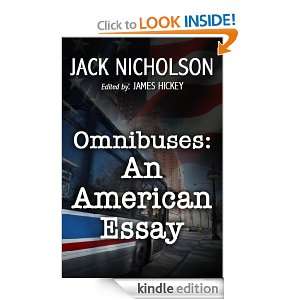   American Essay Jack Nicholson, James Hickey  Kindle Store