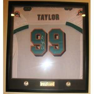 Jason Taylor Autographed Jersey
