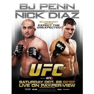  UFC 137 Penn vs Diaz DVD 