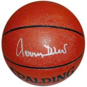 Jerry West Autographed Indoor/Outdoor Basketball