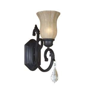 Yosemite Home Decor 83191 1SS Jessica One Light Wall Sconce with 