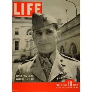   Captain Joe Foss U. S. Marines War   Original Cover