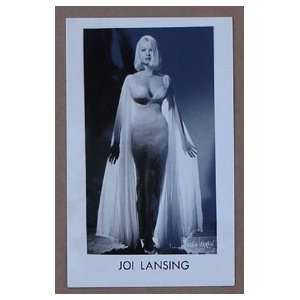  Joi Lansing Original 3 1/2x5 1/2 Postcard #DSC07523 