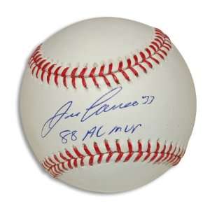 Jose Canseco Baseball Inscribed 88 AL MVP