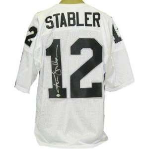 Signed Ken Stabler Uniform   White Russell Athletic   Autographed NFL 