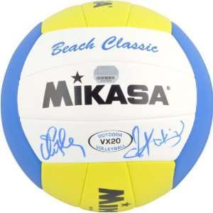  Misty May Treanor and Kerri Walsh Autographed Volleyball 
