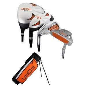 Dunlop Golf  LoCo Kid Golf Set w/ Bag Ages 5 8  Sports 