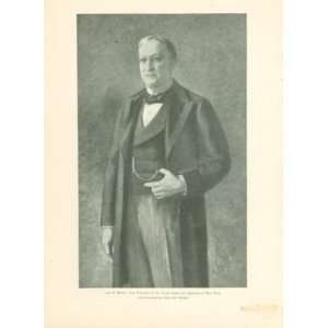  1897 Print Vice President Levi P Morton 