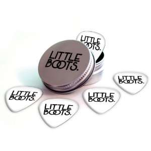  Little Boots Logo Electric Guitar Picks X 5 (2 Sided Print 
