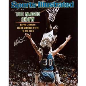Magic Johnson Los Angeles Lakers   4/2/1979 SI Cover   Autographed 