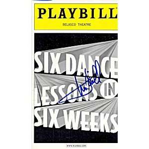 MARK HAMILL Signed 6 DANCE LESSONS 6 WEEKS Playbill