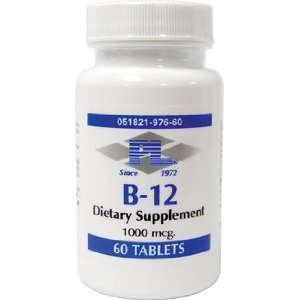  B 12 1000 mcg 60 Tablets   Progressive Labs Health 