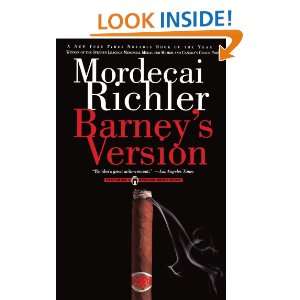  Barneys Version (9780671028466) Mordecai Richler Books