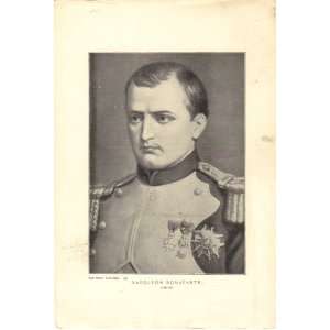  Vintage Portrait of Napoleon Bonaparte 