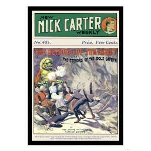 Nick Carter The Demons of the Night Giclee Poster Print, 9x12