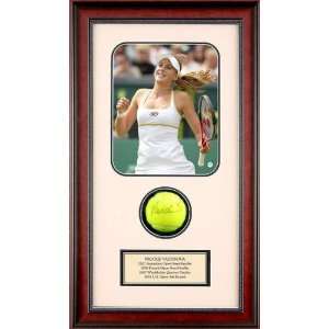 Nicole Vaidisova Autographed Tennis Ball Shadowbox